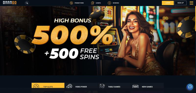 brango casino Gameplay
